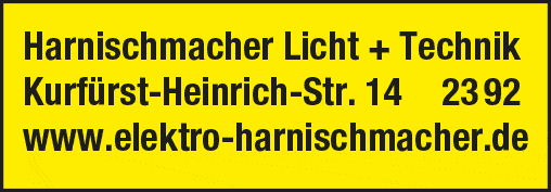 Kundenbild groß 1 Licht und Technik Harnischmacher e.K.