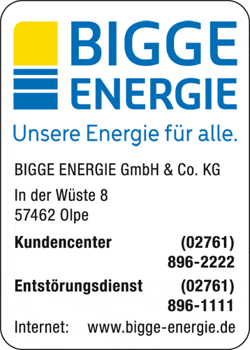 Kundenbild groß 1 BIGGE ENERGIE GmbH & Co. KG Kundencenter