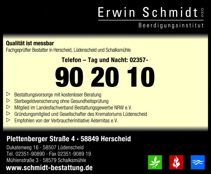 Kundenbild groß 4 Schmidt Erwin oHG Beerdigungsinstitut