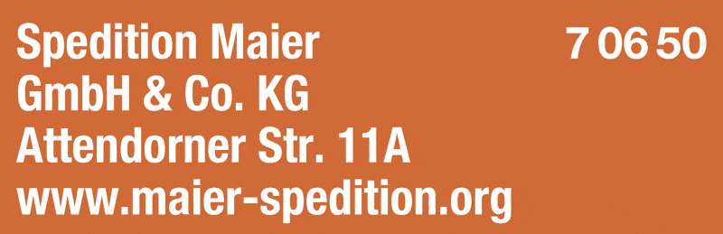 Kundenbild groß 1 Spedition Maier GmbH & Co. KG
