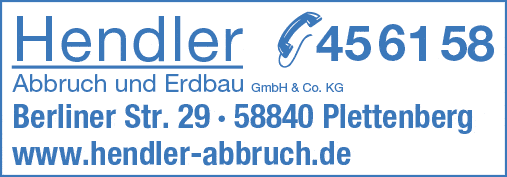 Kundenbild groß 1 Hendler Abbruch und Erdbau GmbH & Co. KG