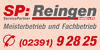 Kundenlogo von SP:Reingen GmbH & Co. KG Kundenlogo von SP:Reingen GmbH & Co. KG