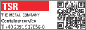 Kundenlogo von TSR THE METAL COMPANY
