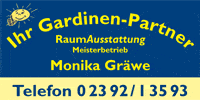 Kundenlogo Gräwe Monika Raumausstattermeisterin Kundenlogo Gräwe Monika Raumausstattermeisterin