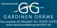 Kundenlogo Gräwe Monika Raumausstattermeisterin Kundenlogo Gräwe Monika Raumausstattermeisterin