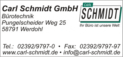 Kundenbild groß 1 Carl Schmidt GmbH Bürotechnik