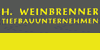 Kundenlogo von Weinbrenner Heinz Tiefbauunternehmen