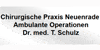 Kundenlogo von Schulz Torsten Dr. med. Facharzt für Chirurgie Kundenlogo von Schulz Torsten Dr. med. Facharzt für Chirurgie