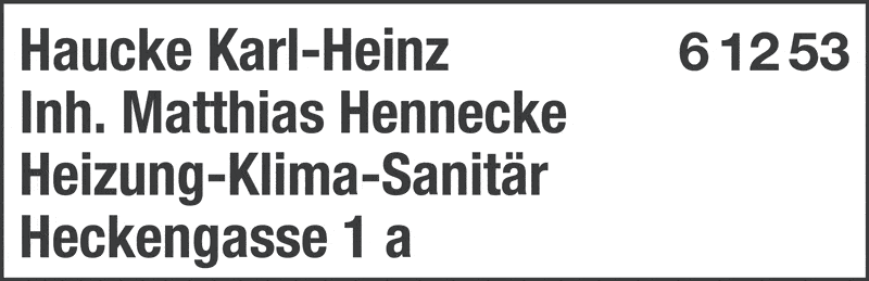 Kundenbild klein 3 Haucke Karl Heinz Inh. Matthias Hennecke