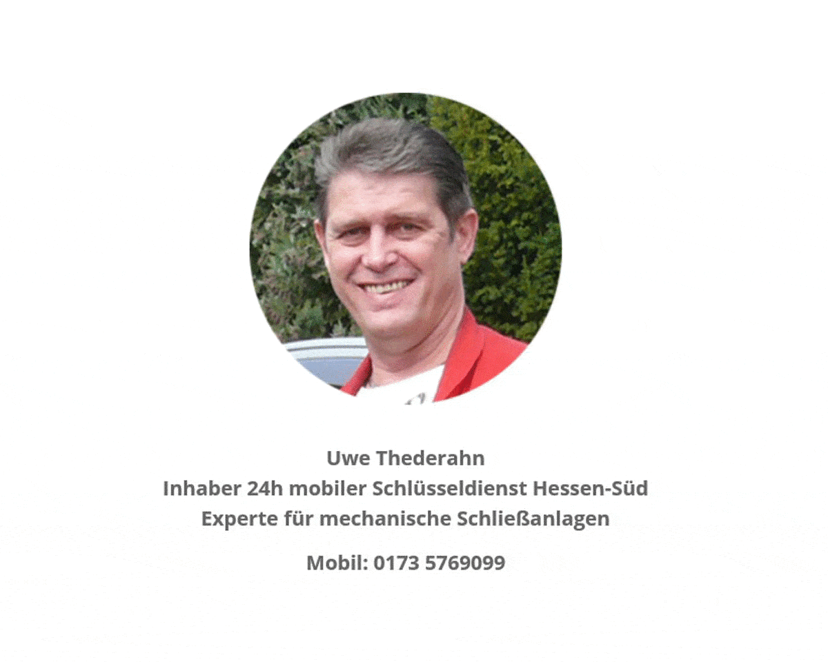 Kundenbild klein 7 Mobiler Schlüsseldienst 24h U. Thederahn
