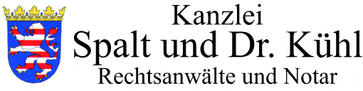 Kundenlogo von Spalt und Dr. Kühl Rechtsanwälte u. Notar Kundenlogo von Spalt und Dr. Kühl Rechtsanwälte u. Notar