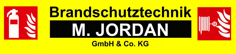 Kundenlogo von Feuerlöscher, Brandschutztechnik Jordan - Kundendienst u. RWA-Anlagen