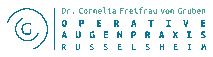 Kundenlogo von Operative Augenpraxis Rüsselsheim,  Dr. Cornelia Freifrau von Gruben