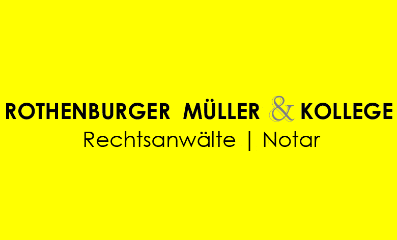 Kundenlogo von Rothenburger Müller & College Rechtsanwälte + Notar