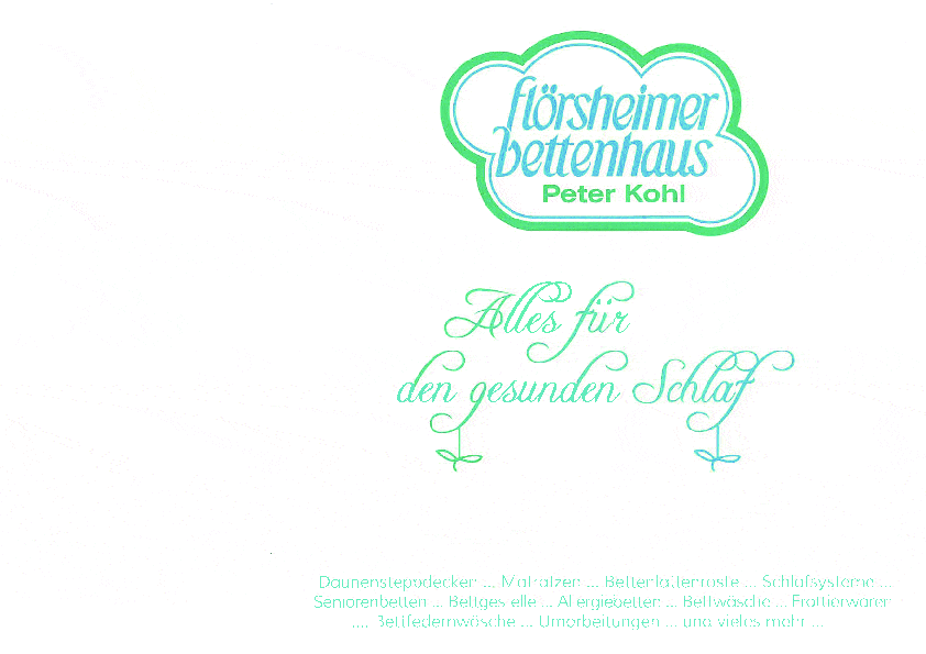 Kundenbild klein 3 Flörsheimer Bettenhaus Peter Kohl GmbH