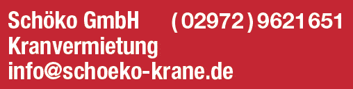 Kundenbild groß 1 Schöko GmbH Kranvermietung