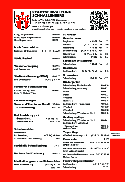 Kundenbild groß 1 Stadtverwaltung Schmallenberg
