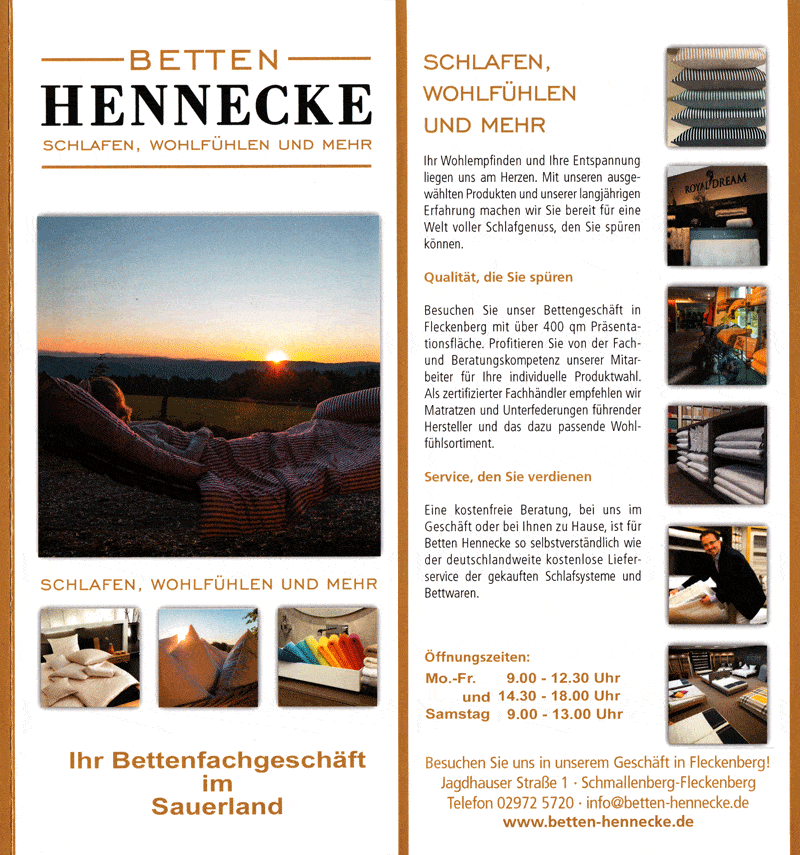 Kundenbild groß 1 Betten Hennecke - schlafen, wohlfühlen und mehr