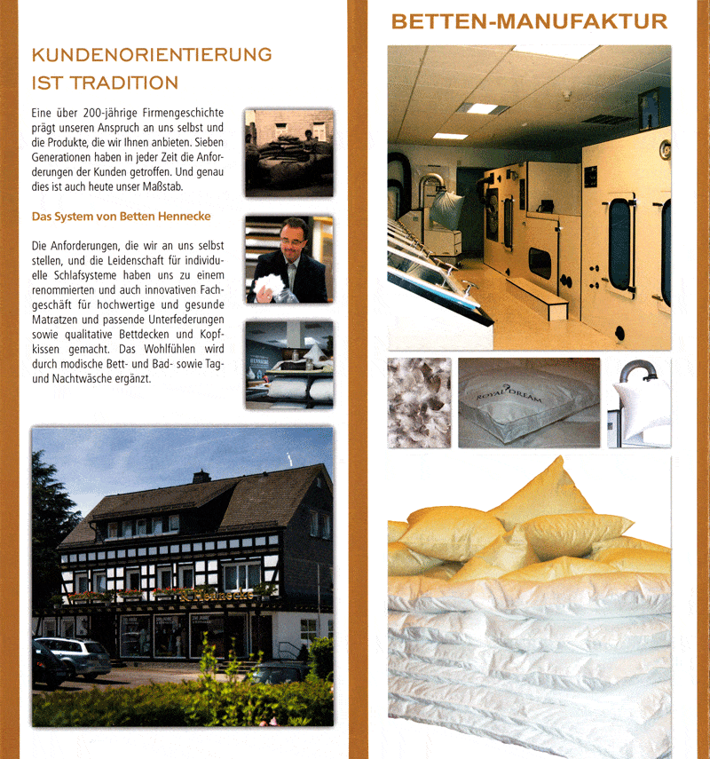 Kundenbild klein 2 Betten Hennecke - schlafen, wohlfühlen und mehr