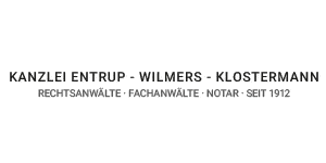 Kundenlogo von Entrup | Wilmers | Klostermann Rechtsanwälte & Notar Kundenlogo von Entrup | Wilmers | Klostermann Rechtsanwälte & Notar