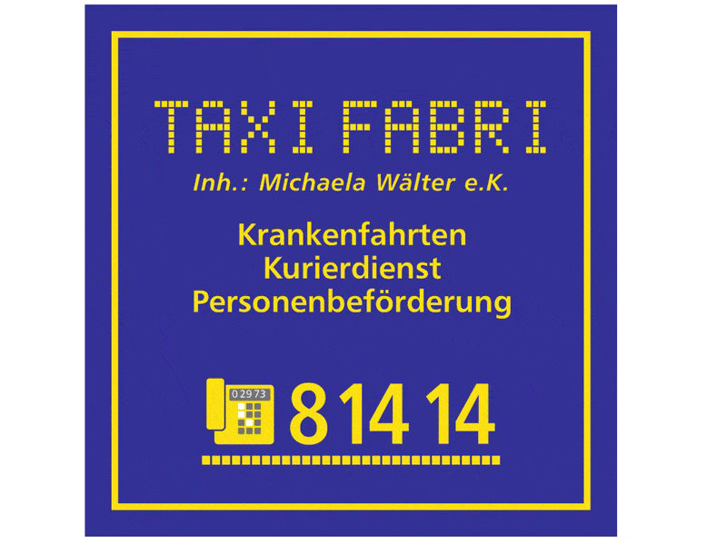 Kundenbild groß 1 Taxi Fabri Inh. Michaela Wälter e.K.