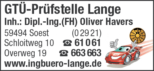 Kundenbild groß 1 Lange Kfz-Prüfstelle Inh. O. Havers