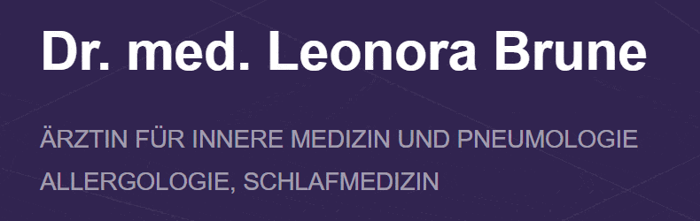 Kundenlogo von Leonora Brune Dr. med. Ärztin für Lungenheilkunde