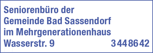 Kundenfoto 1 Seniorenbüro der Gemeinde Bad Sassendorf im Mehrgenerationenhaus