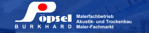 Kundenlogo von Pöpsel Malerfachbetrieb Malerfachbetrieb Burkhard Pöpsel
