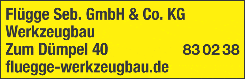 Kundenbild groß 1 Flügge GmbH & Co.KG Werkzeugbau