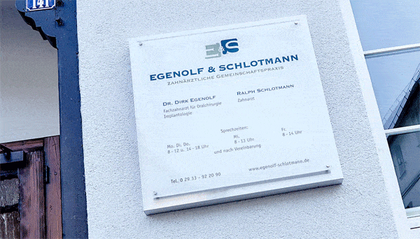 Kundenbild groß 1 Egenolf & Schlotmann Zahnarzt Egenolf Schlotmann