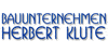 Kundenlogo von Klute Herbert Bauunternehmen