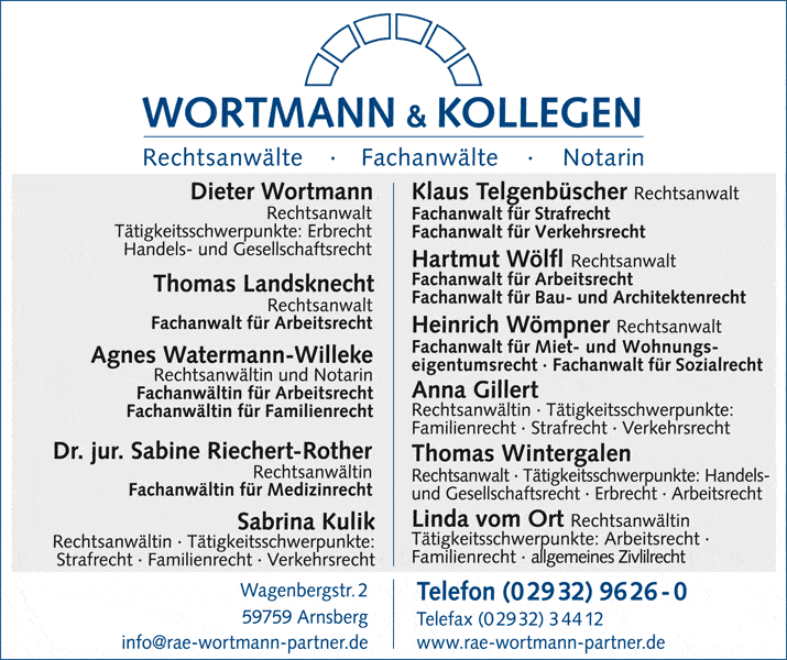 Kundenbild klein 2 Wortmann & Partner Rechtsanwälte