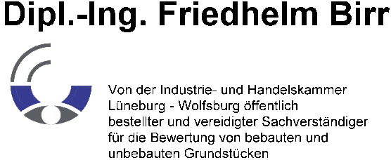 Kundenlogo von Birr Friedhelm Dipl.-Ing. Immobiliensachverständiger