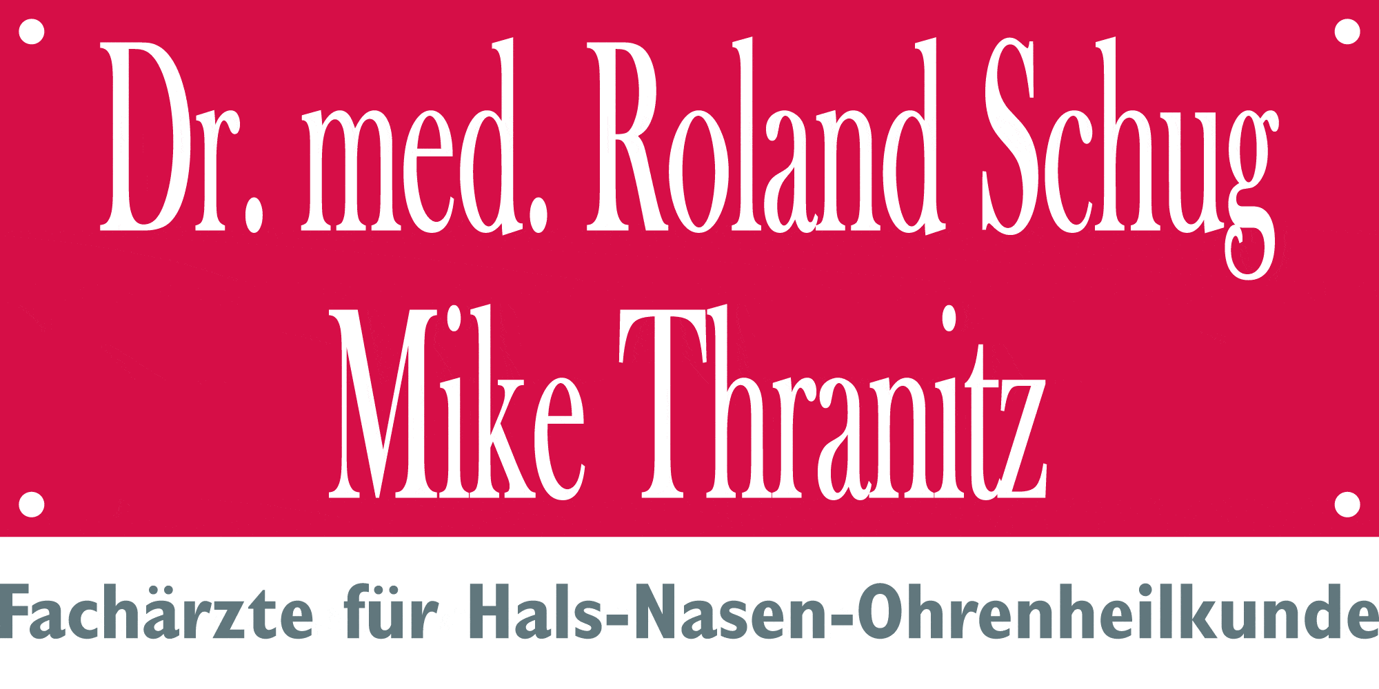 Kundenlogo Privatpraxis Dr.med. Roland Schug Hals-Nasen-Ohren-Arzt