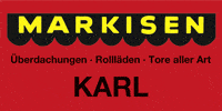 Kundenlogo von Markisen-Karl, Sonnenschutz, Neubespannungen, Rollläden Kundenlogo von Markisen-Karl, Sonnenschutz, Neubespannungen, Rollläden