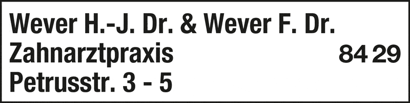 Kundenbild groß 1 Wever H.-J. Dr. Zahnarztpraxis