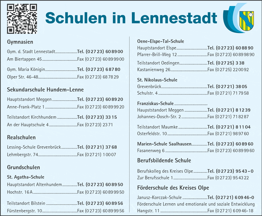 Kundenfoto 1 Schulen in Lennestadt