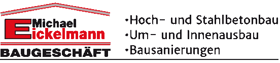 Kundenlogo von Eickelmann Michael BauBesch.