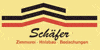 Kundenlogo von Schäfer Bernhard Zimmerei