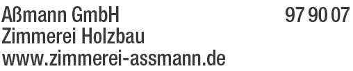 Kundenbild groß 1 Aßmann GmbH Zimmerei