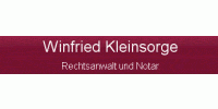 Kundenlogo Kleinsorge Winfried Rechtsanwalt und Notar a. D.