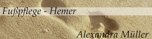 Kundenlogo von Müller Alexandra Fußpflege