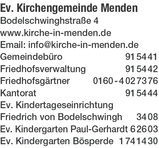 Kundenbild groß 1 Evangelische Kirchengemeinde Gemeindebüro