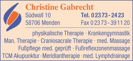 Kundenbild groß 1 Gabrecht Christine