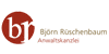 Kundenlogo von Rüschenbaum, Björn Anwaltskanzlei