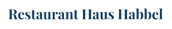 Kundenlogo von Haus Habbel Inh. Bernhard Habbel Gaststätte/Restaurant