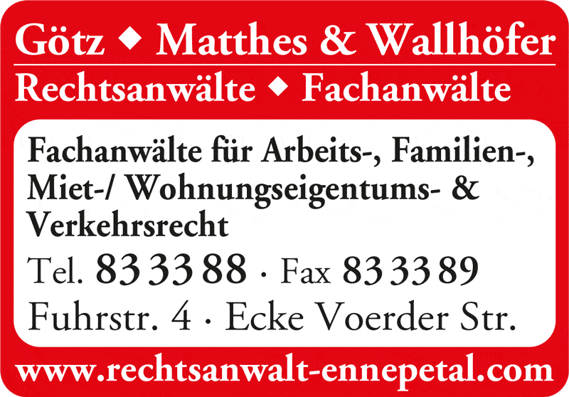 Kundenbild klein 2 Götz, Matthes und Wallhöfer GbR Rechtsanwälte
