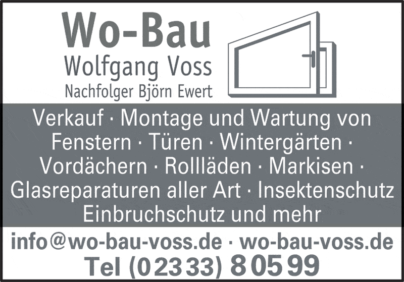 Kundenbild groß 1 WO-BAU Wolfgang Voss, Nachfolger Björn Ewert Fenster