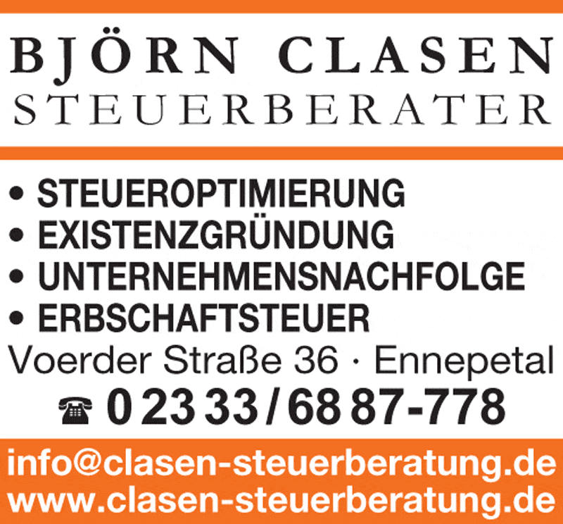 Kundenbild groß 1 Clasen Björn Steuerberater